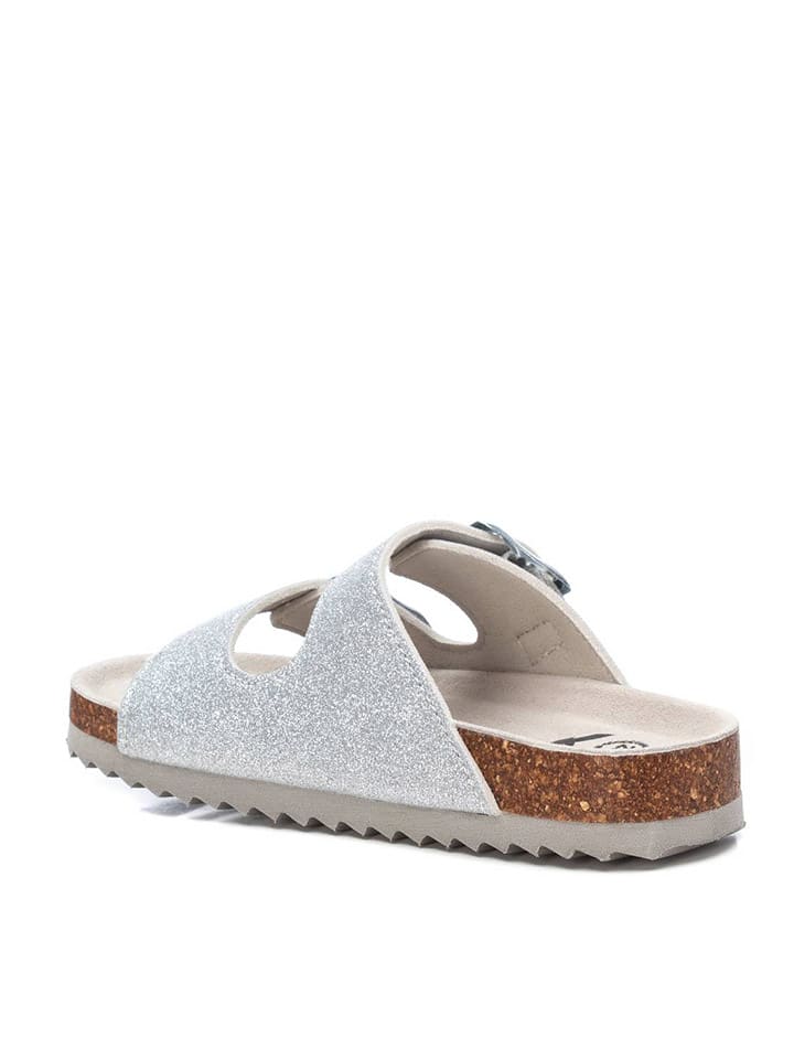 XTI Kids Pantoletten in Silber günstig kaufen