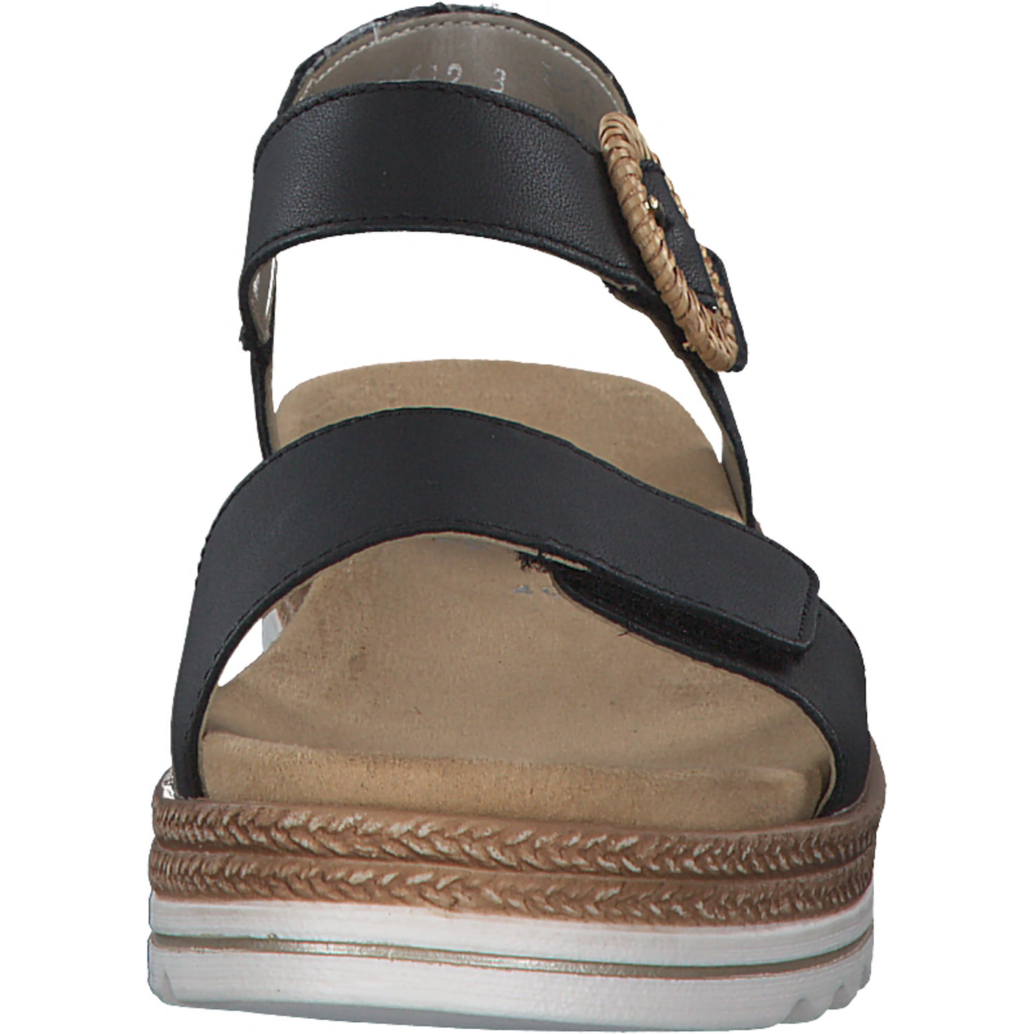 Remonte D0Q52, Keilsandaletten, Damen, Schwarz