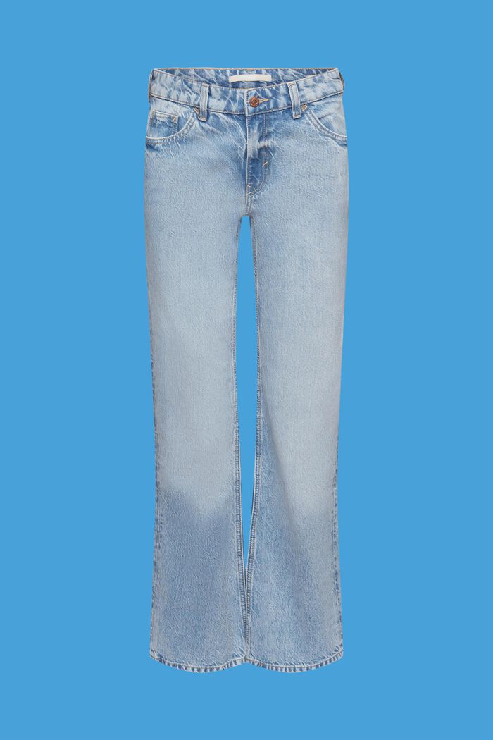 Ausgestellte Retro-Jeans mit mittelhohem Bund