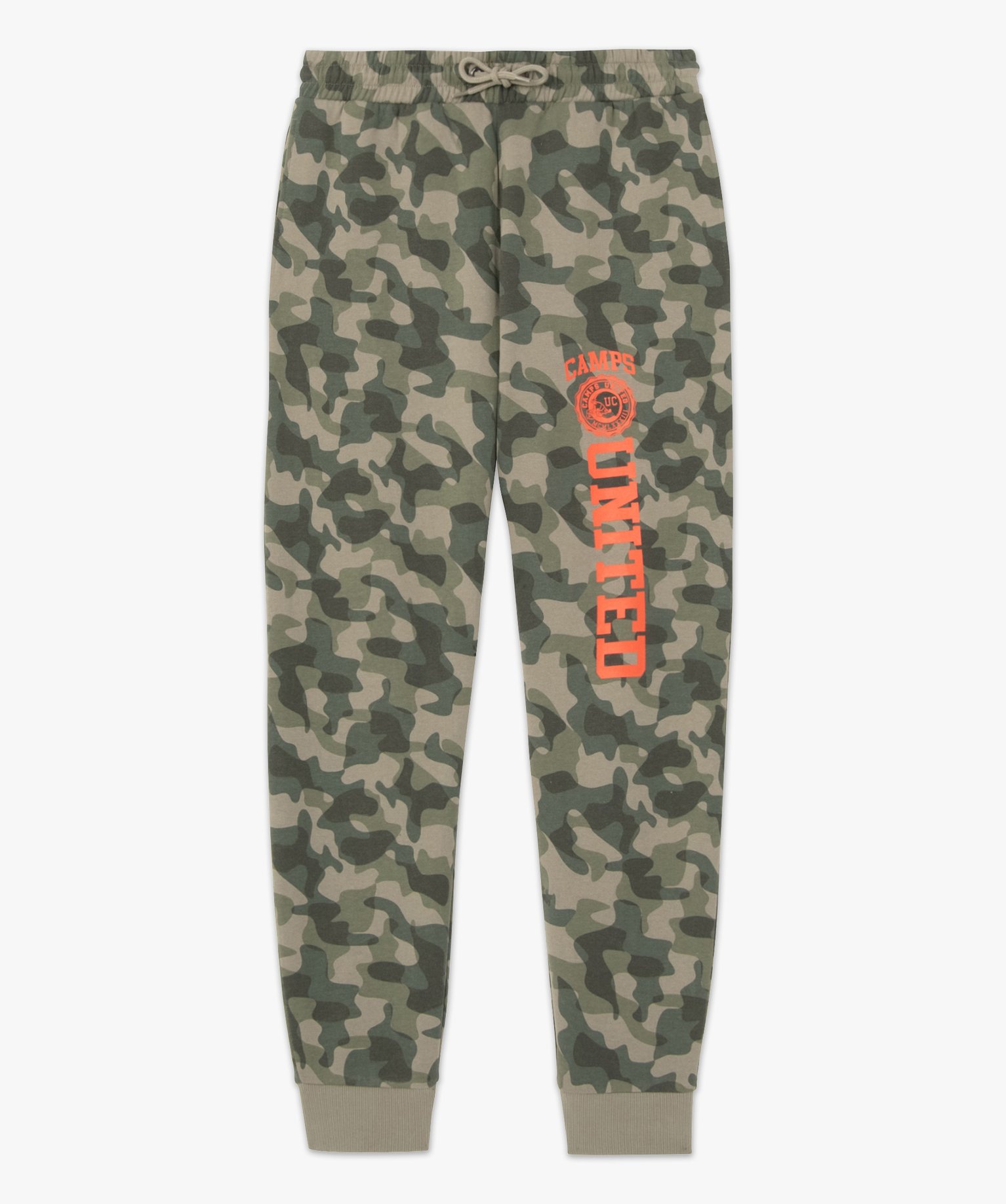 Pantalon de jogging homme avec inscription – Camps United kaki | GEMO