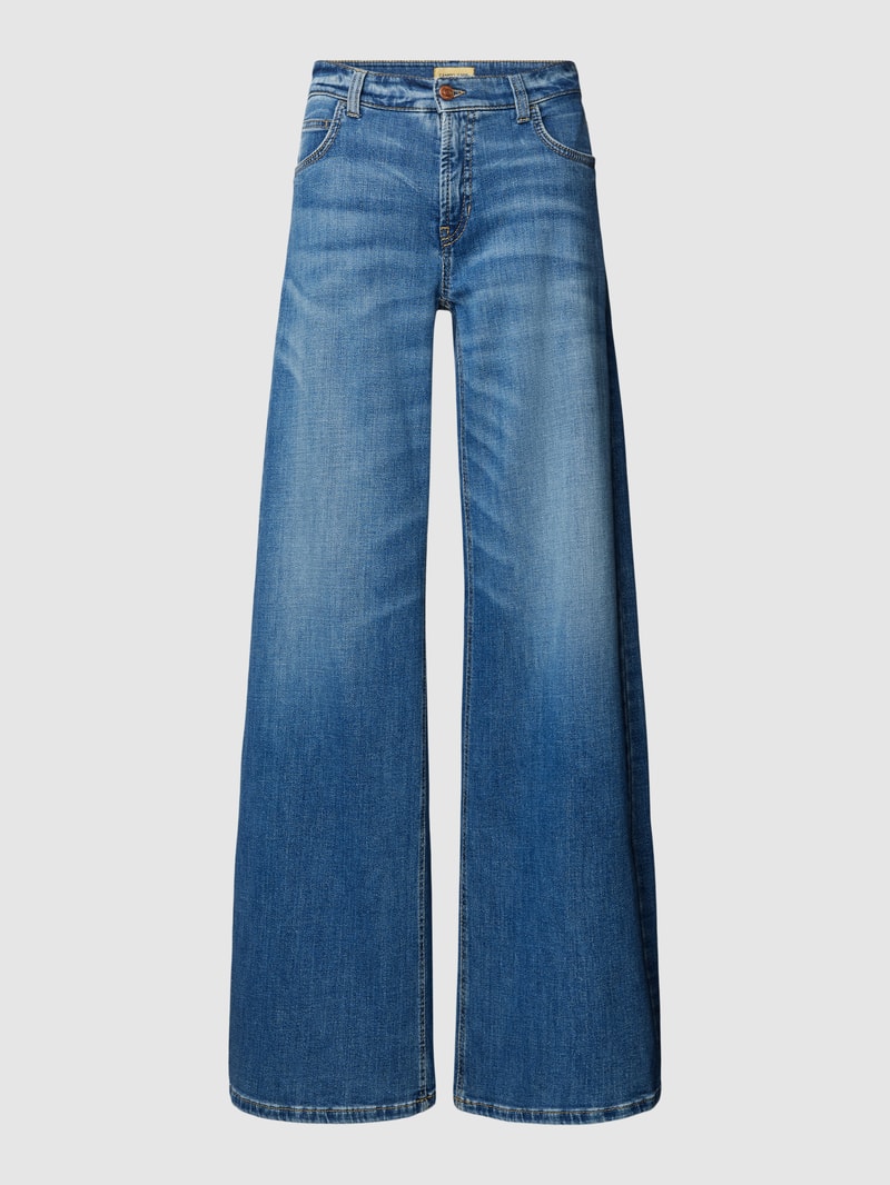 Flared Jeans im 5-Pocket-Design Modell 'PALAZZO' in blau