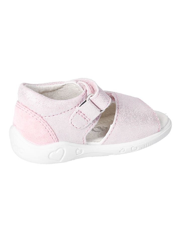 PEPINO Leder-Sandalen in Rosa günstig kaufen