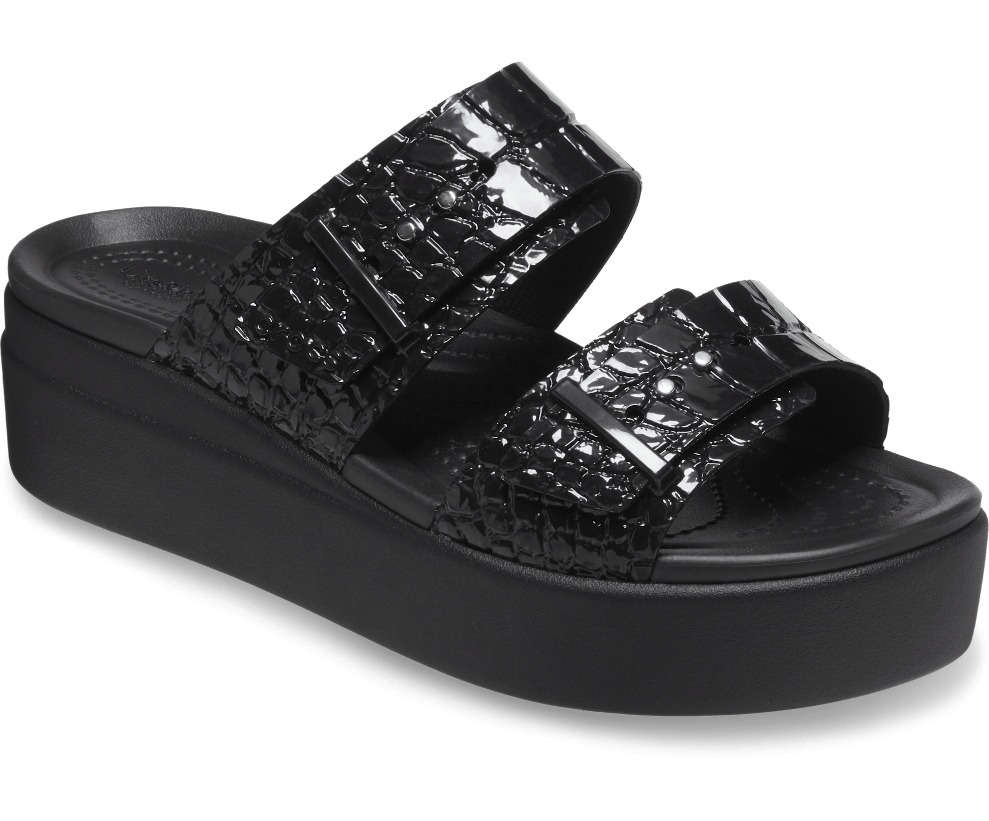 Brooklyn Croco Shine Buckle
