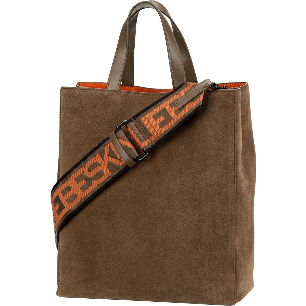 Handtasche Paper Bag M Suede