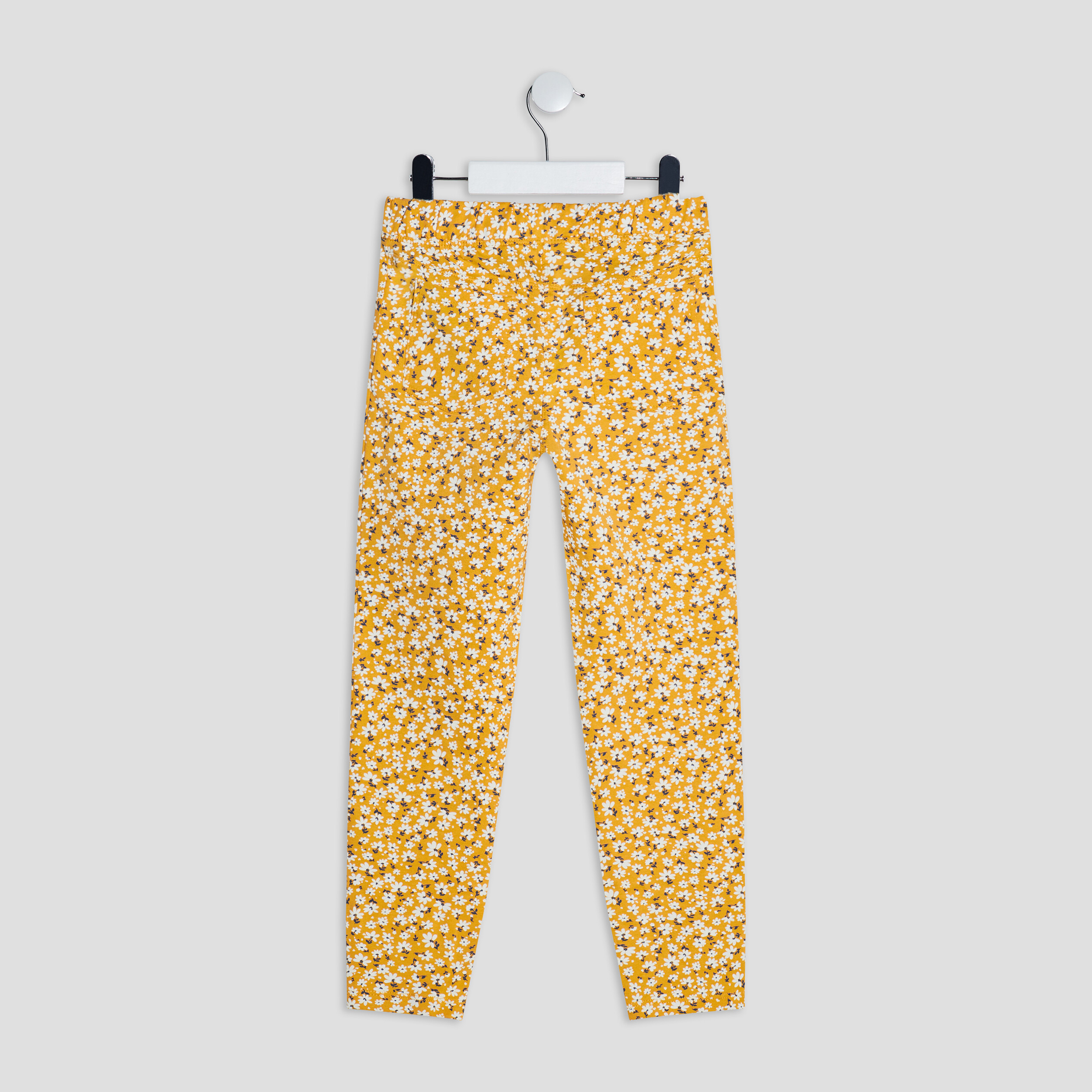 Pantalon tregging jaune moutarde fille | La Halle