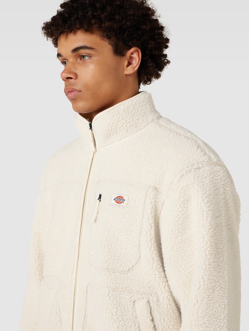 Sweatjacke aus Teddyfell Modell 'MOUNT HOPE' in beige