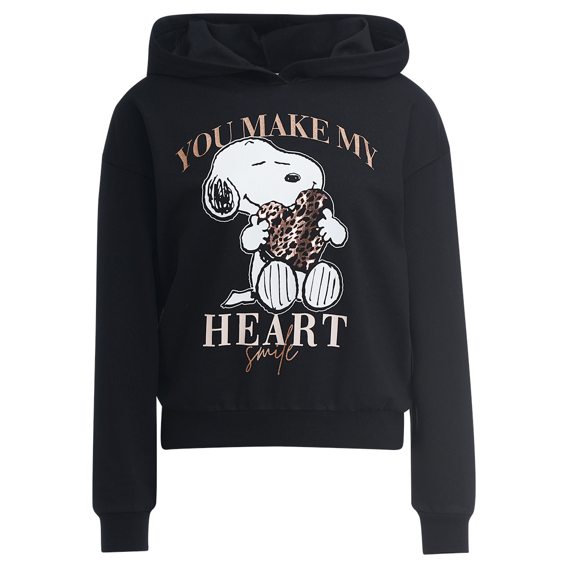 Snoopy Langarmshirt mit Kapuze