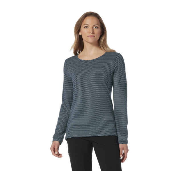 VACATIONER STRIPE TEE L/S Damen - Funktionsshirt