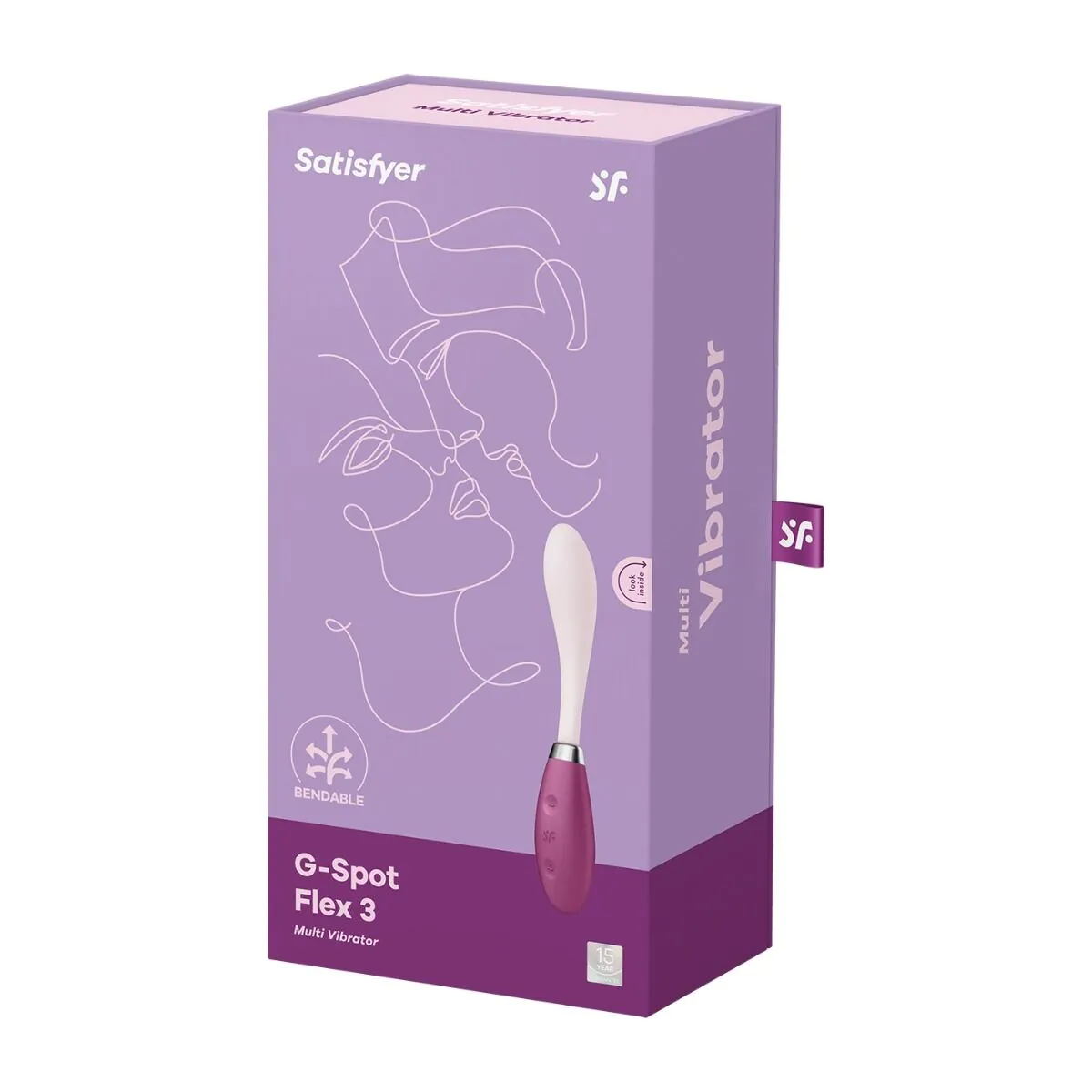Satisfyer G-Spot Flex 3 Rød Intimmassageapparat