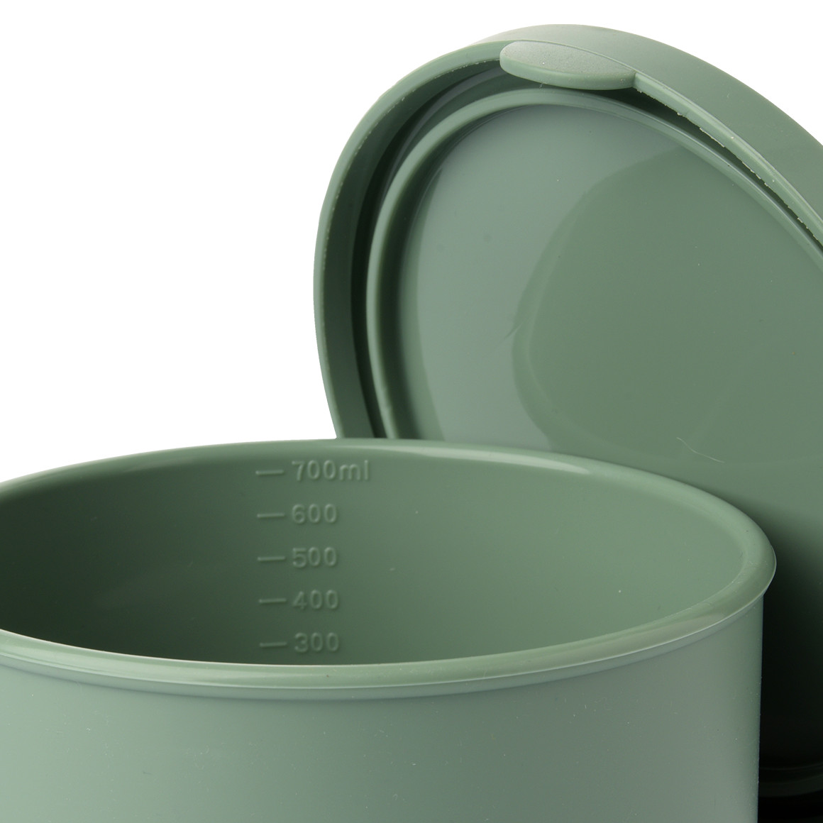Große Silikon-Dose mit Deckel
