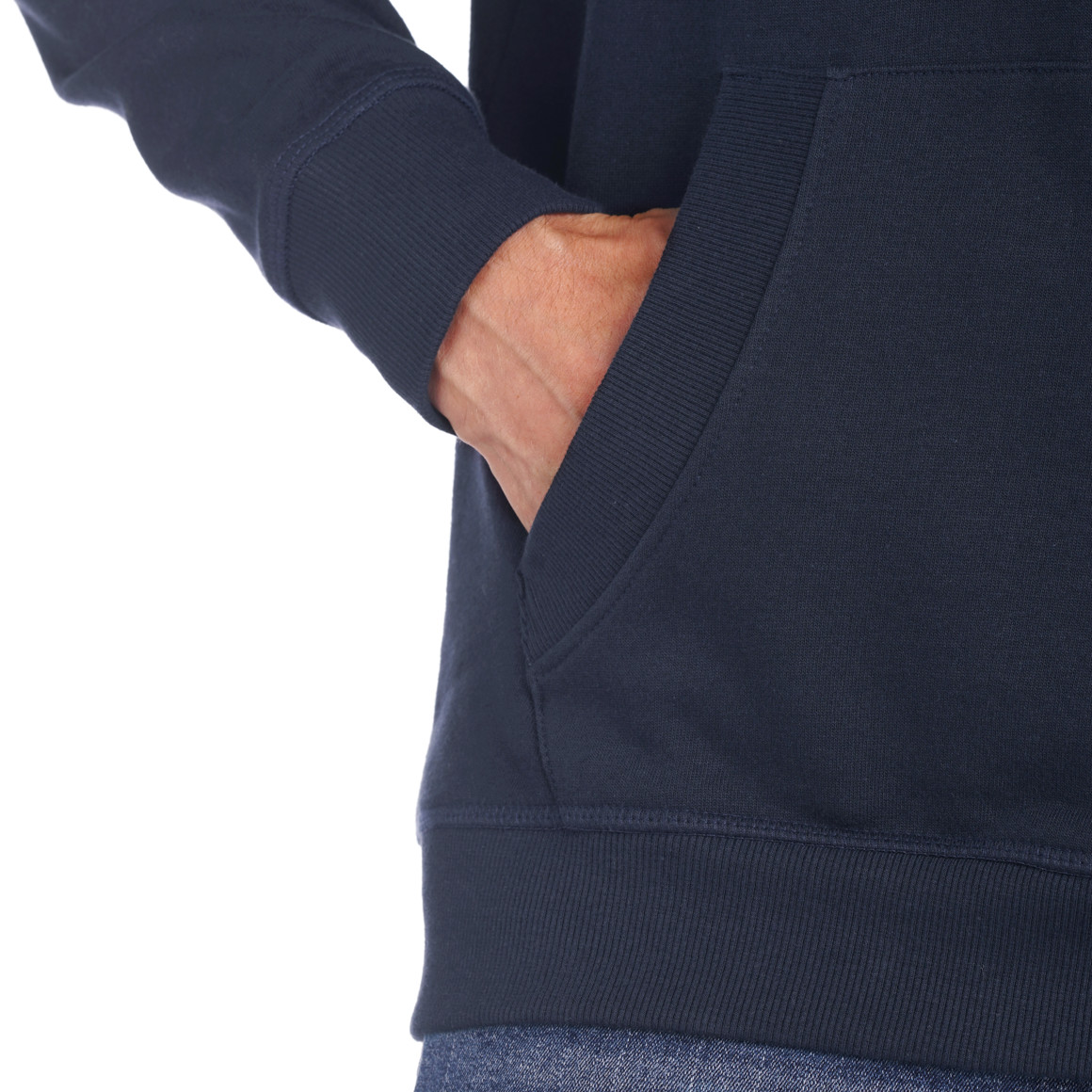 Herren Hoodie mit appliziertem Schriftzug