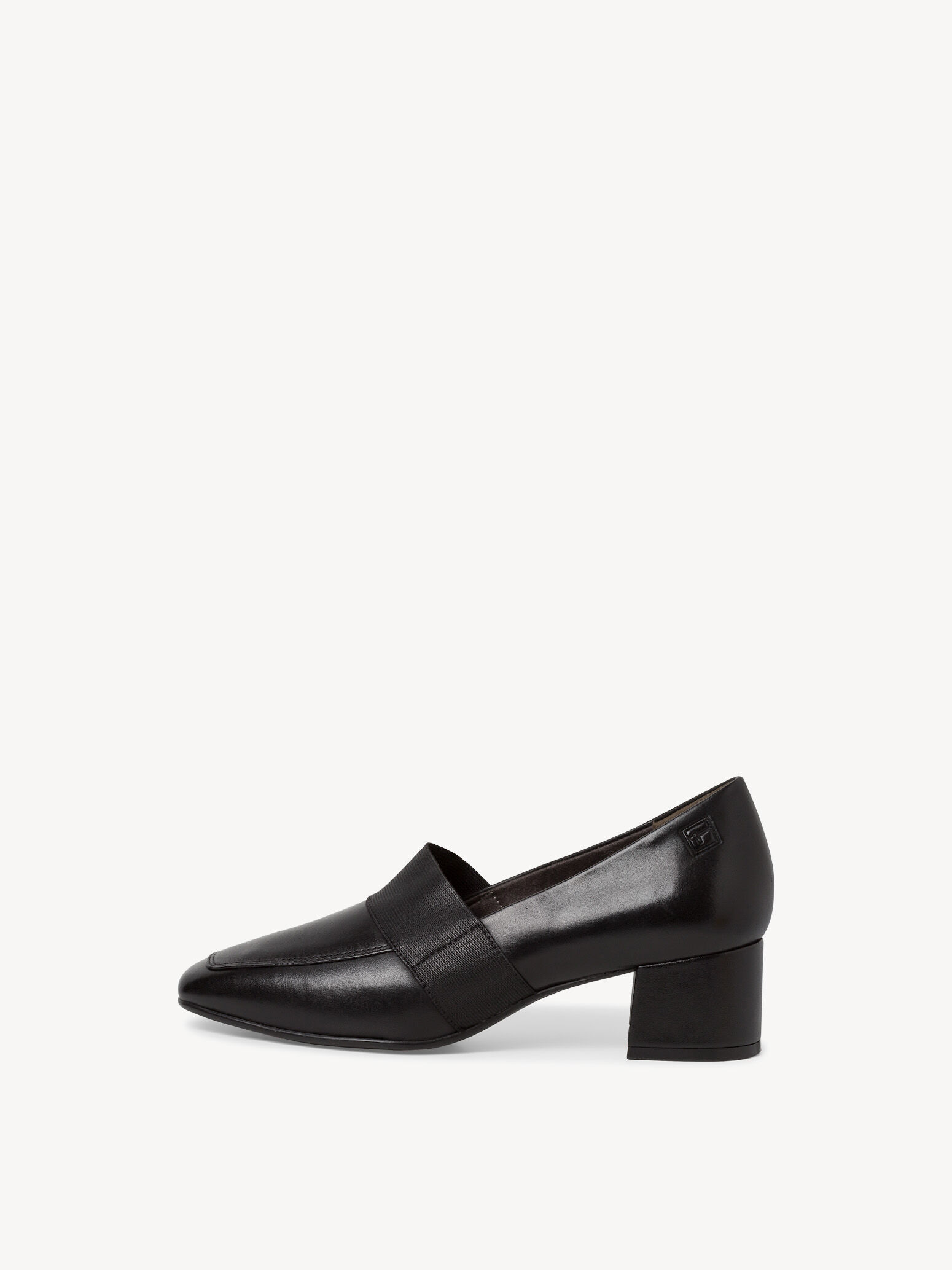 Trotteur en cuir - noir