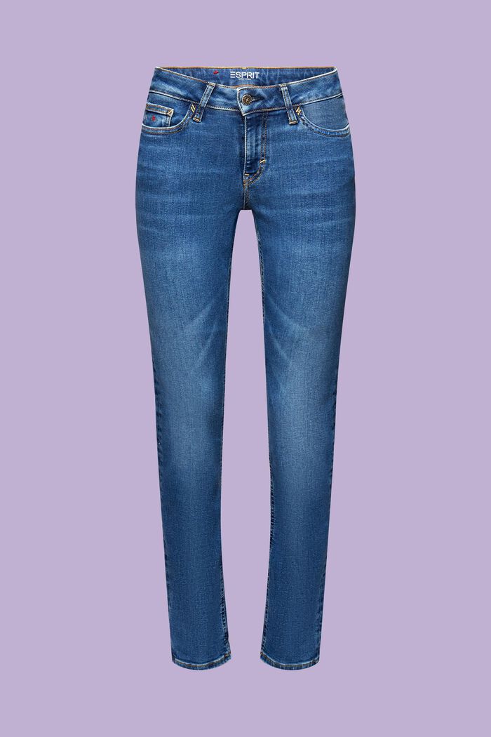 Schmale Jeans mit mittlerer Bundhöhe