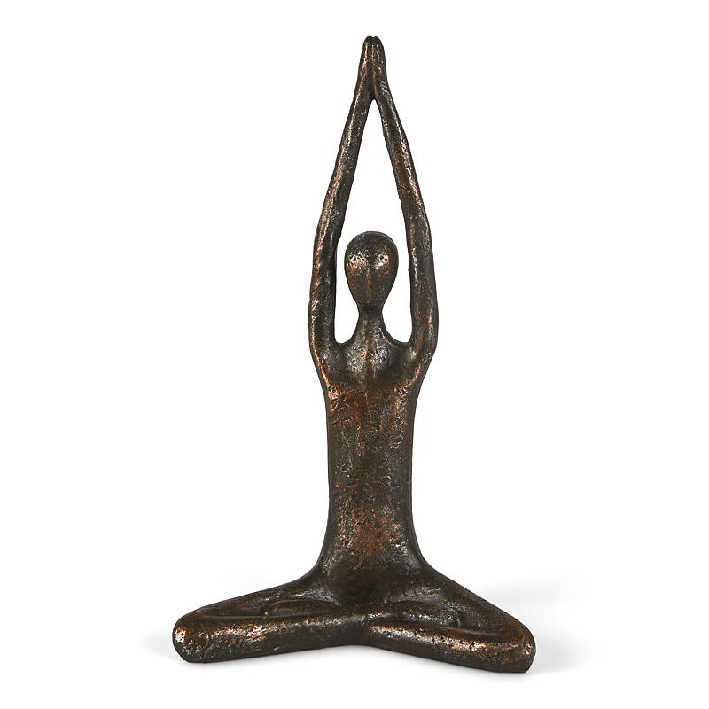 Home Yogafigur bronsefinish