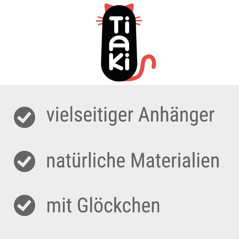 TIAKI Katzenangel Plüsch & Feder zu TOP-Preisen