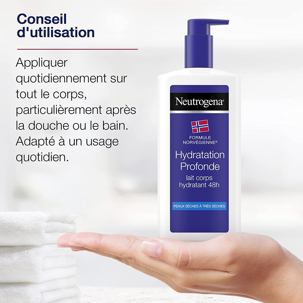 neutrogena Neutrogena Hydratation Profonde Lait Corps Hydratant 48H 400 ml Lait corporel