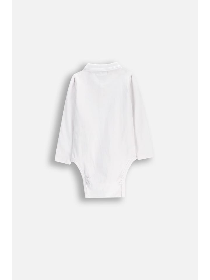 Coccodrillo Langarm-Body in weiß günstig kaufen