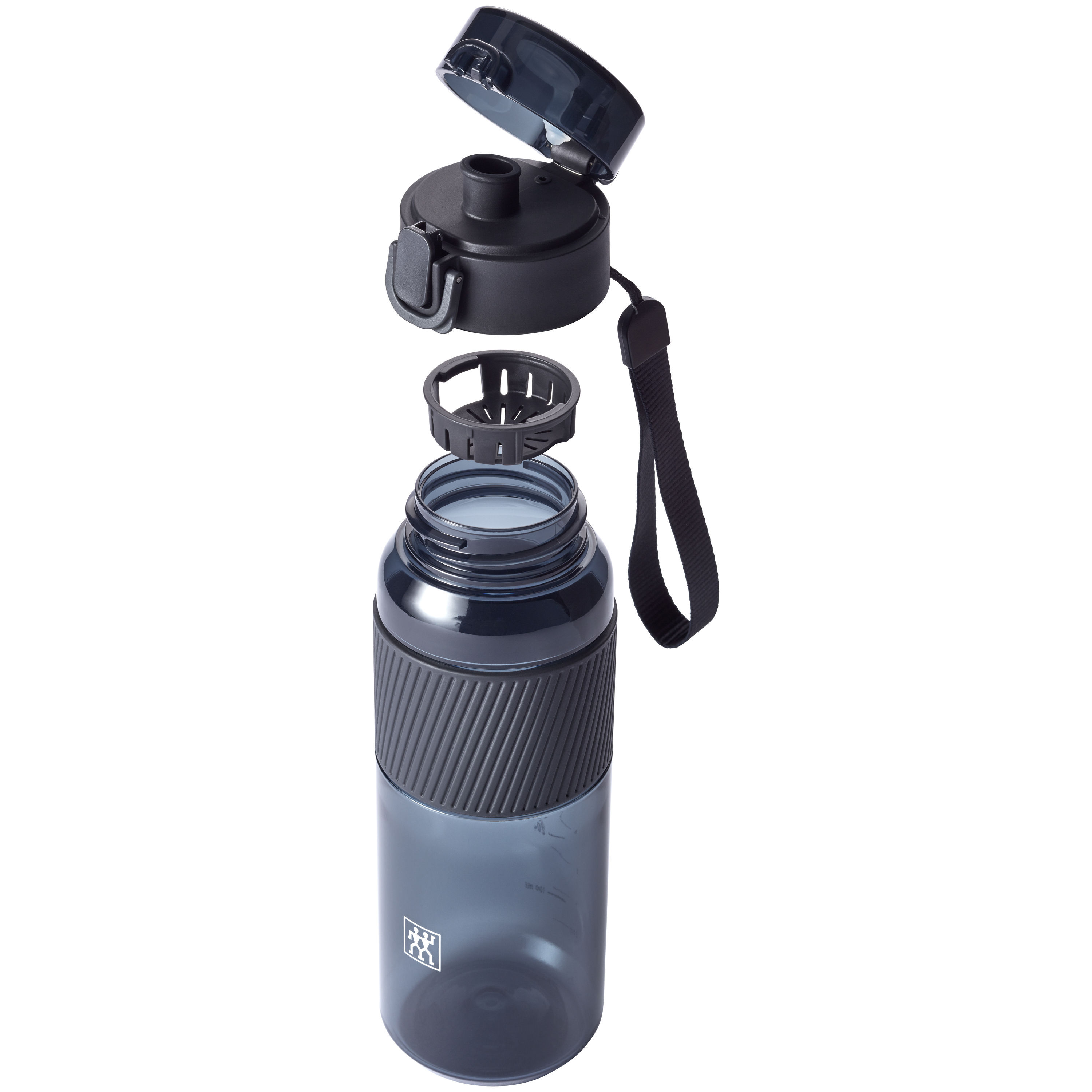Trinkflasche, 680 ml, Tritan, Schwarz