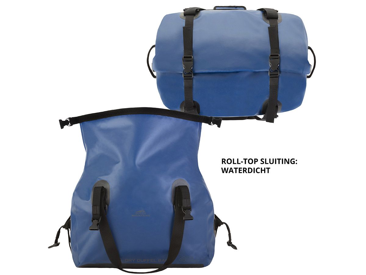 Dutch Mountains 40 Liter Reisetasche mit Roll-Top