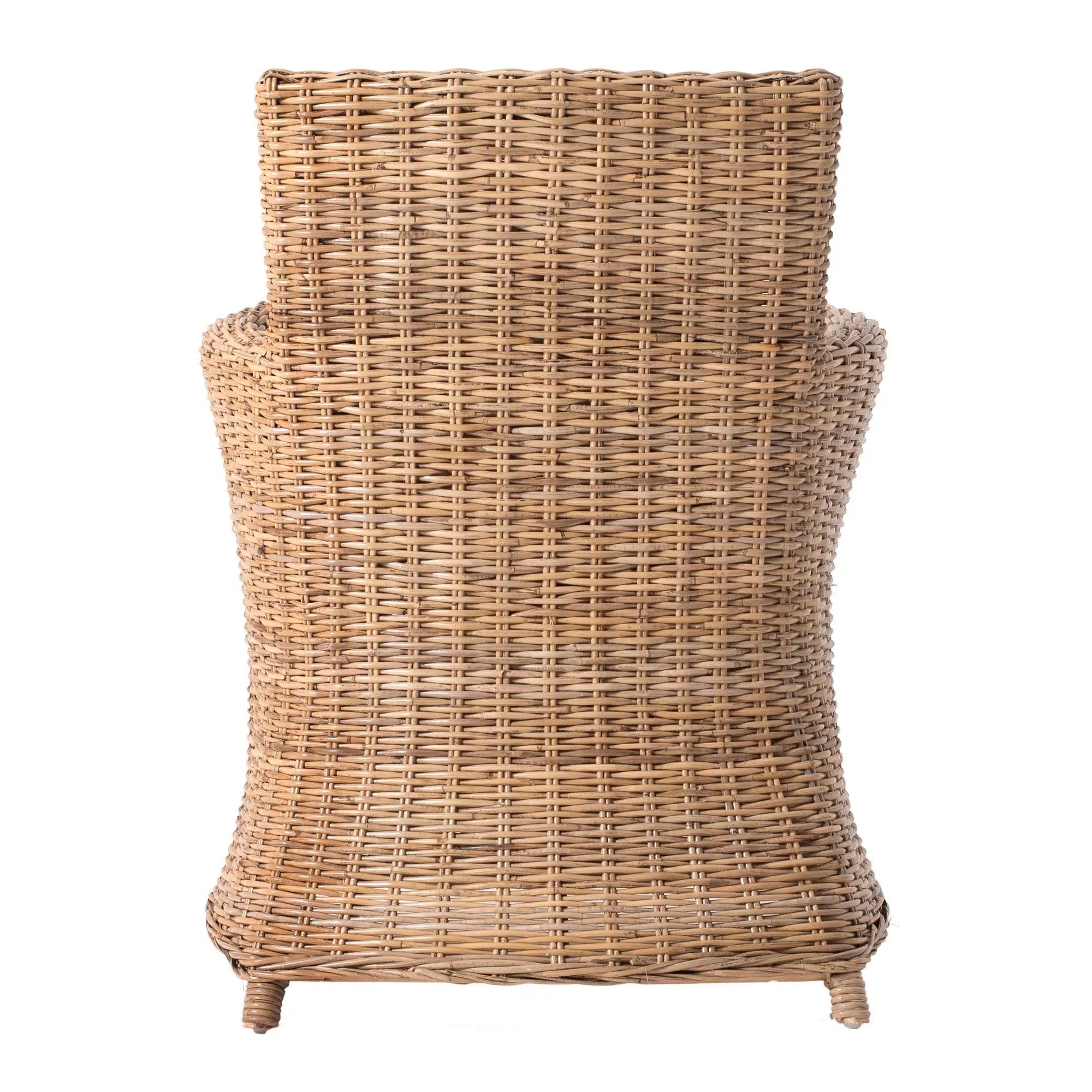 Novasolo Rattanstuhl Wickerworks (2er-Set Stühle, 2 St), Niedrige Rückenlehne, Bishop, Bishop Esszimmerstuhl (2er-Set)