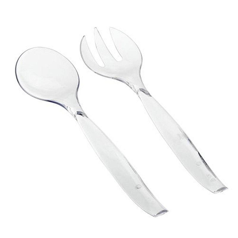 Salatbestikk 2 deler 25 cm glassklar