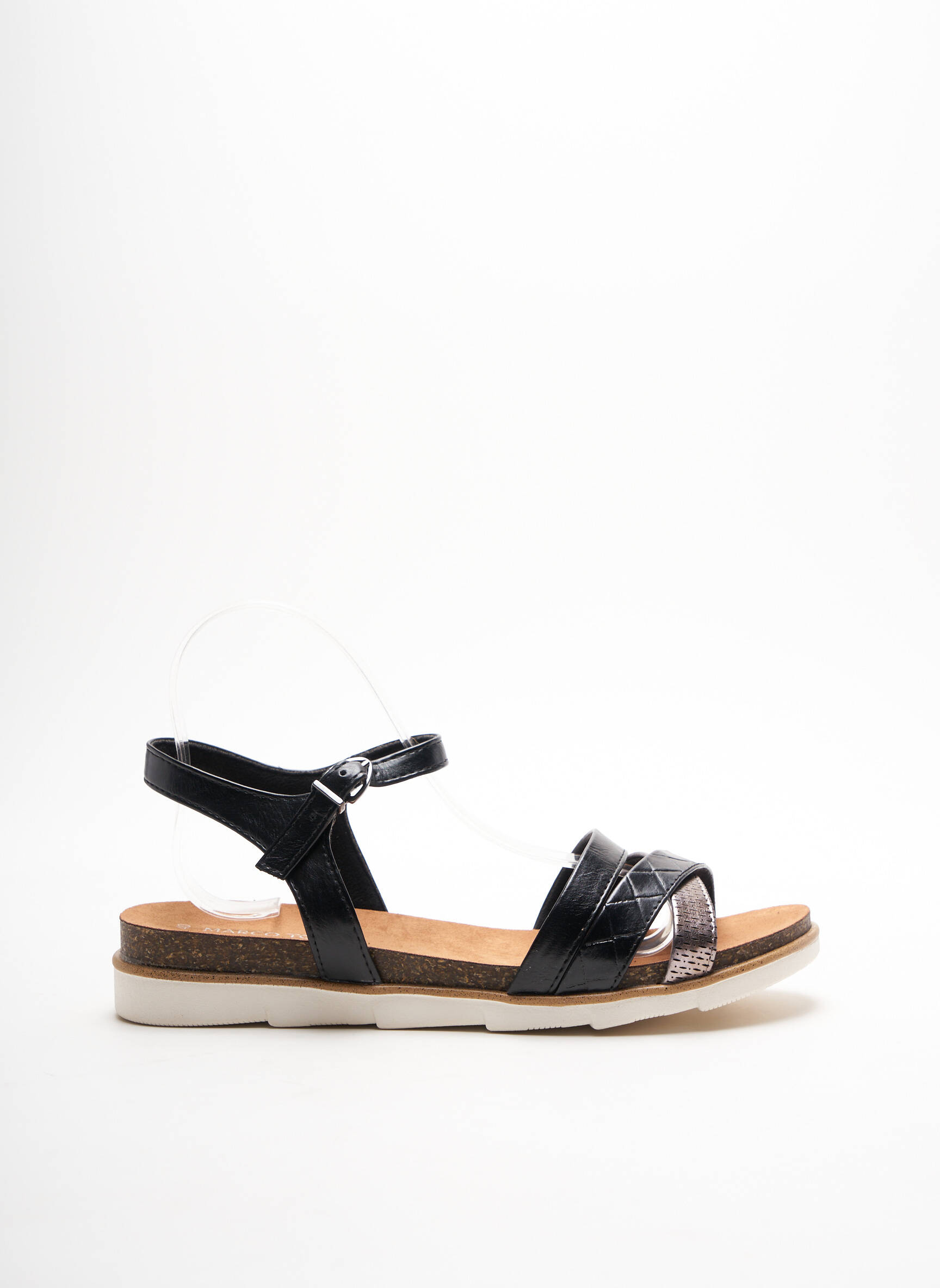 Marco Tozzi Sandales Nu Pieds Femme couleur noir