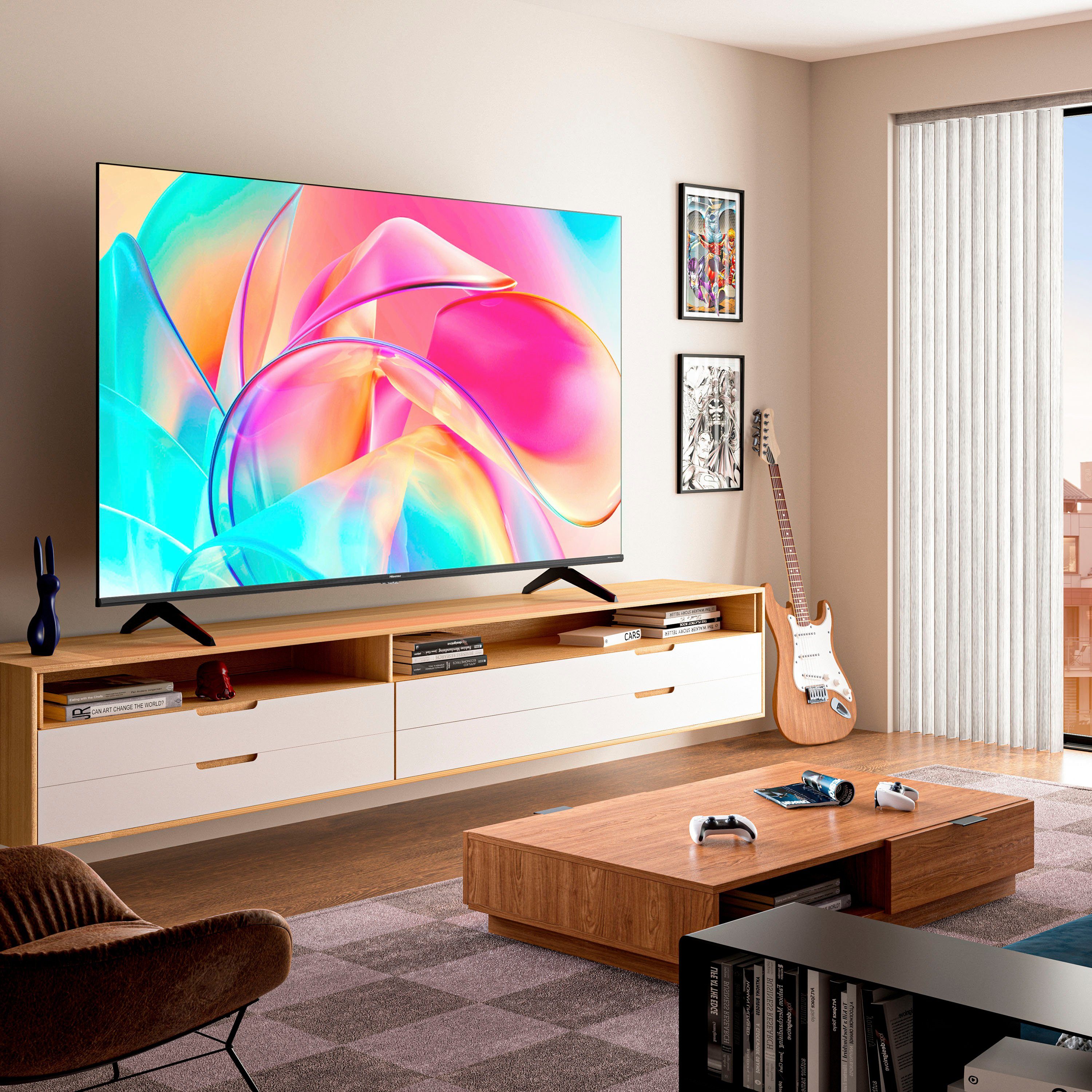 Hisense 50E77KQ QLED-Fernseher (126 cm/50 Zoll, 4K Ultra HD, Smart-TV)