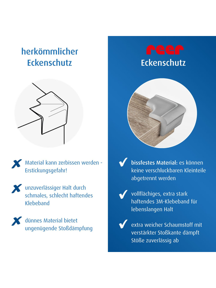 Reer Eckenschutz soft in Grau ab 0 Monate günstig kaufen onesize