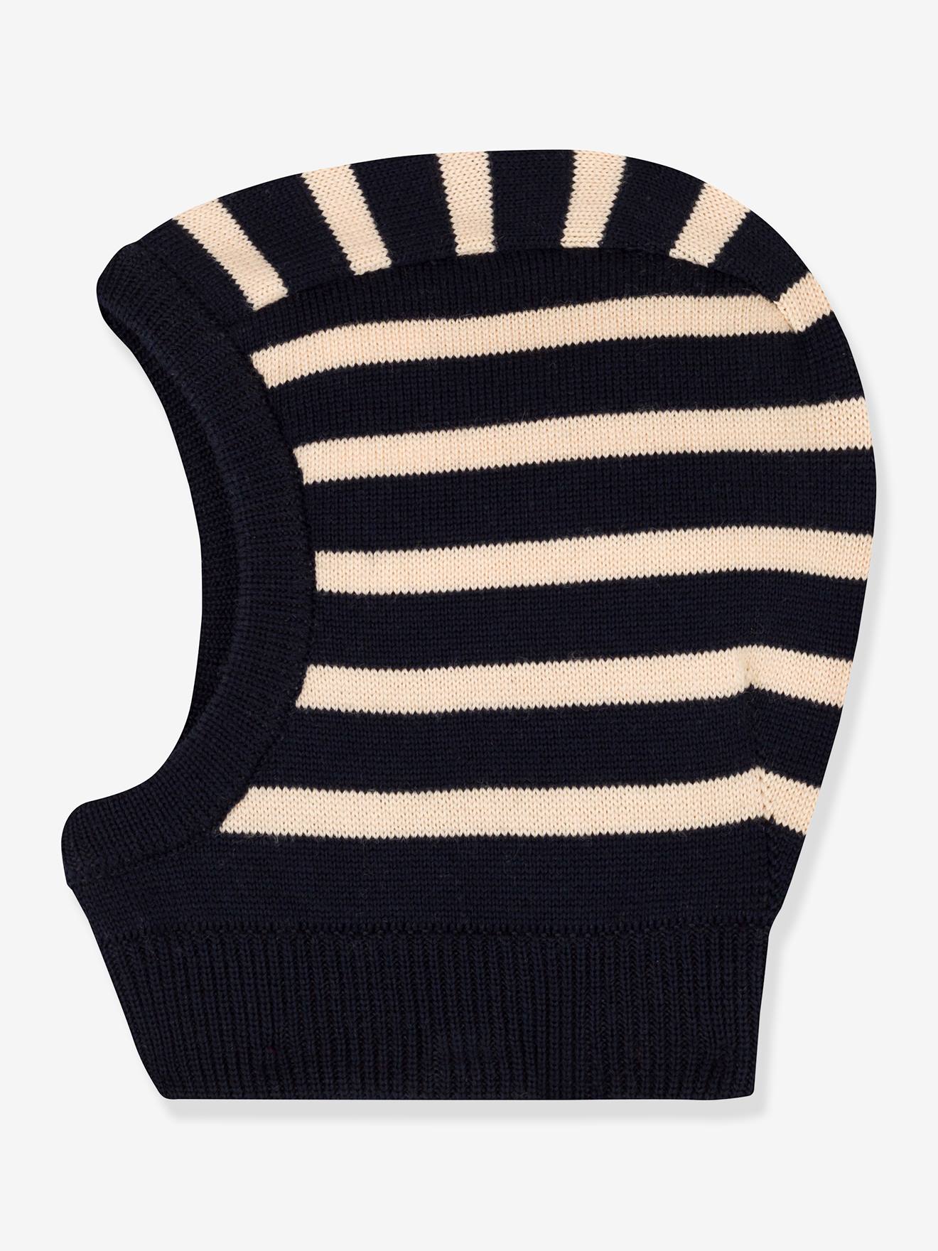 Cagoule bébé à rayures PETIT BATEAU bleu