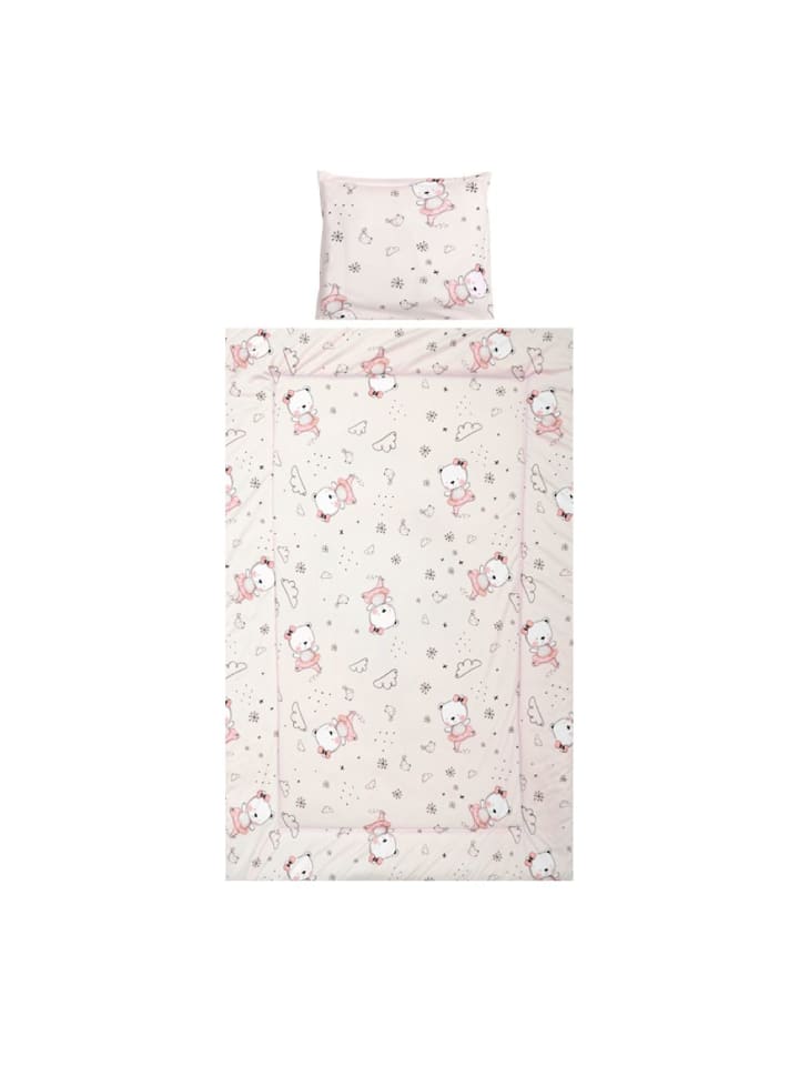 Lorelli Kinderbettwäsche 3-teilig in rosa günstig kaufen onesize