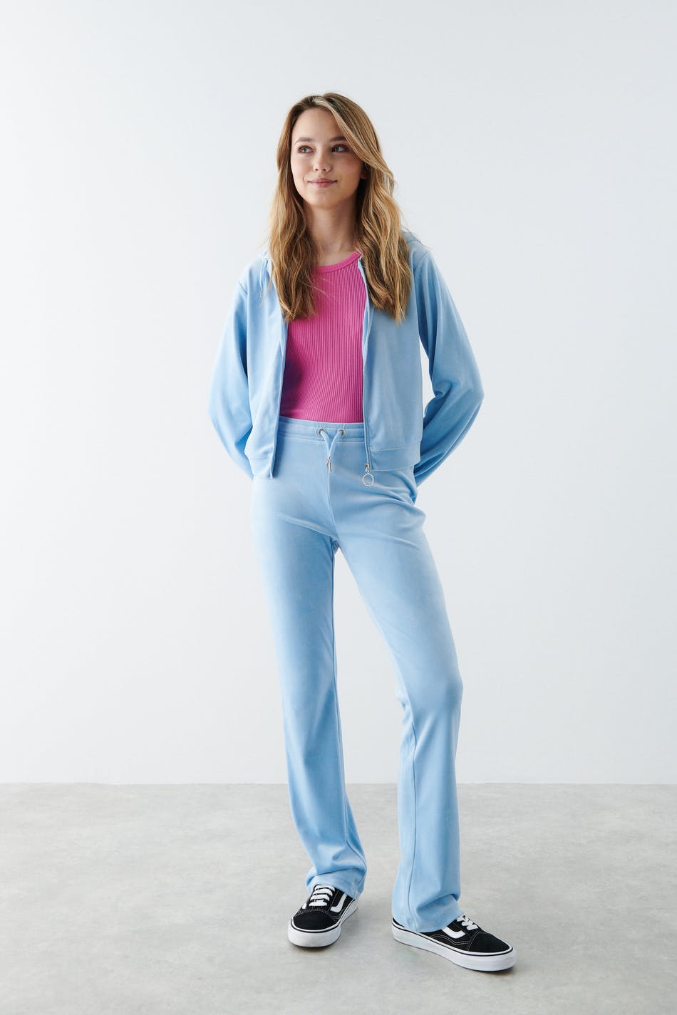 Y velour pants