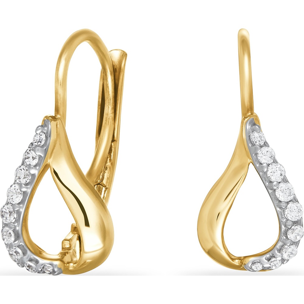 FAVS Boucles d'oreilles 375 Or jaune Boucles d'oreilles