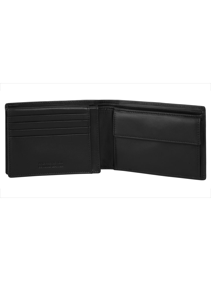 Bugatti Geldbörse SUPER SLIM RFID in schwarz günstig kaufen onesize