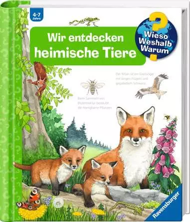 Ravensburger Wieso? Weshalb? Warum?, Band 71: Wir entdecken heimische Tiere
