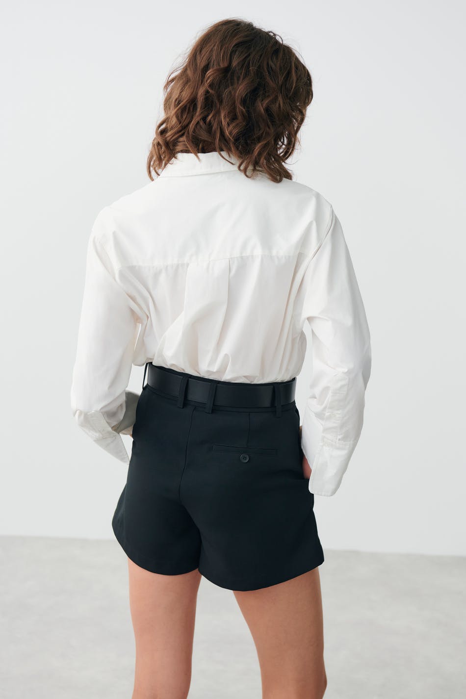 Highwaist tailored shorts