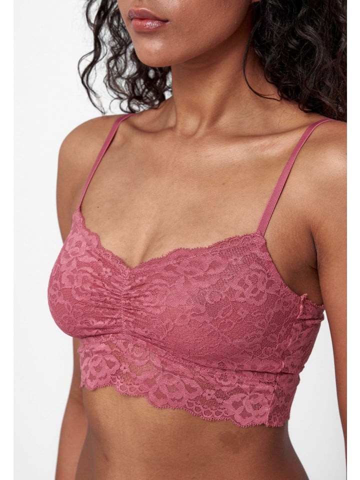 SNOCKS Spitzen-BH Damen 1 Stück in Mauve günstig kaufen