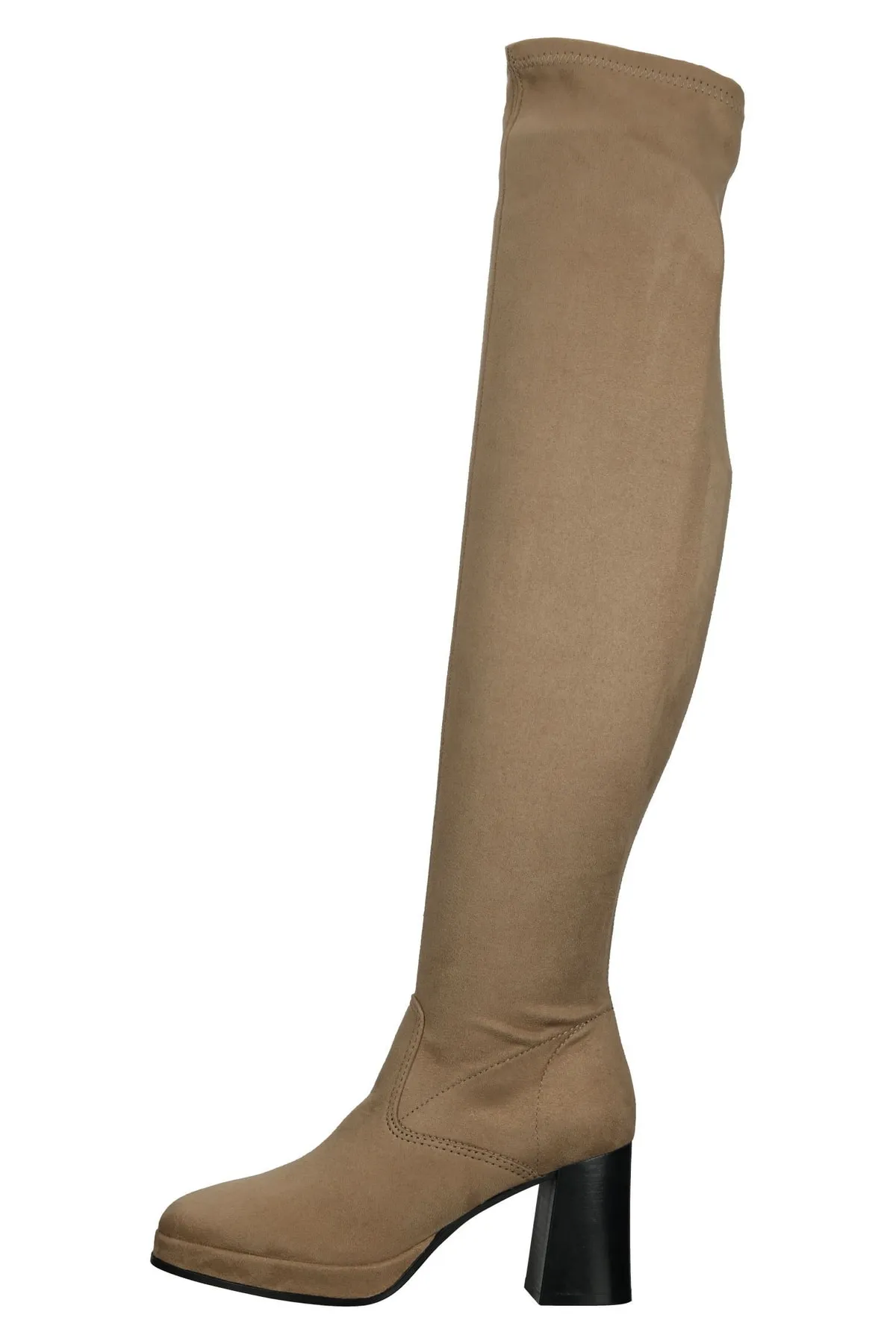Tamaris  Stiefel - Beige - Blockabsatz