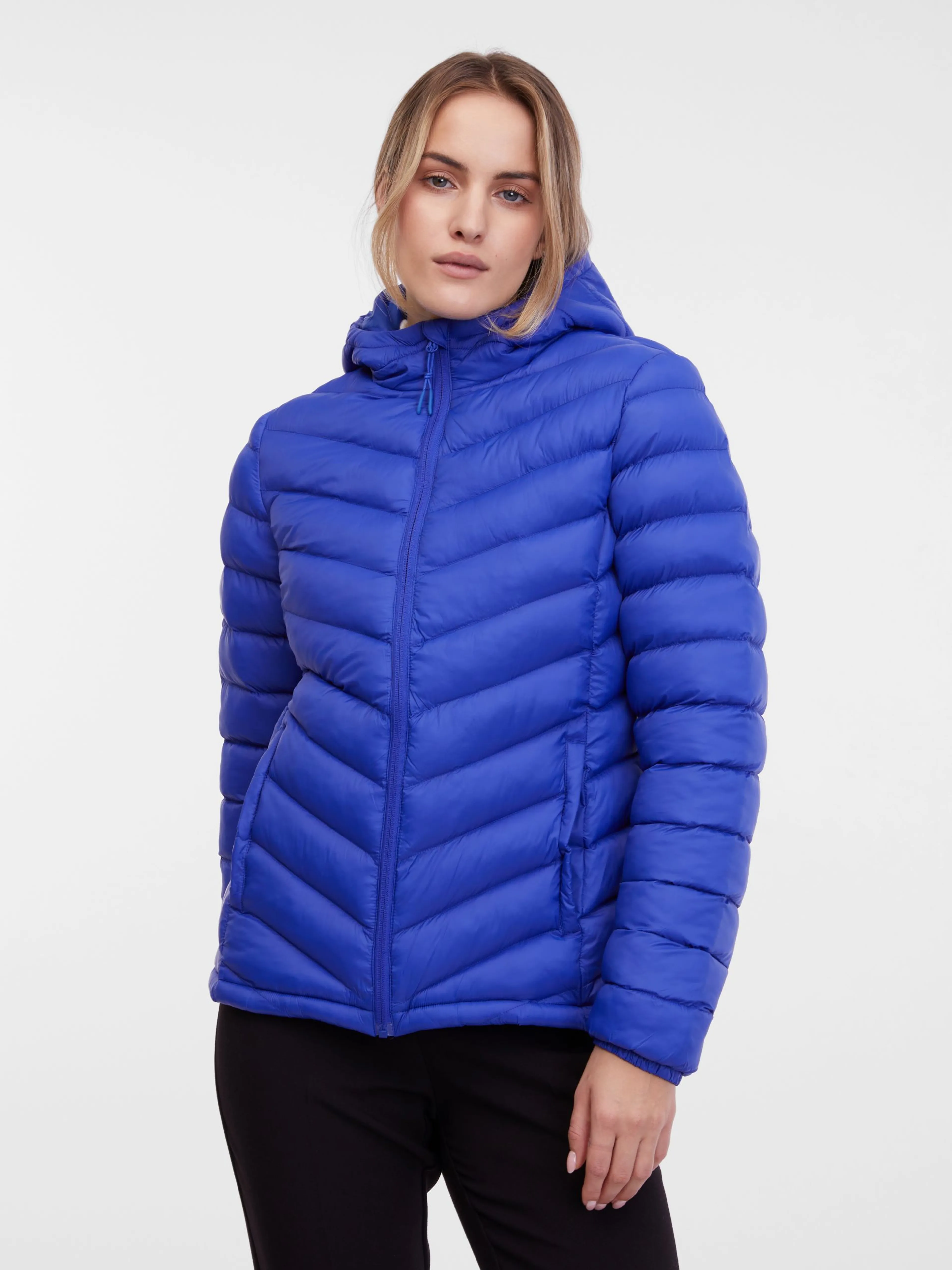 Blaue Damen-Steppjacke ORSAY