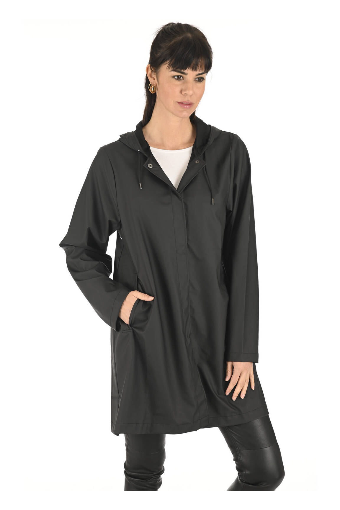 Rains Impermeables Trenchs Femme couleur noir