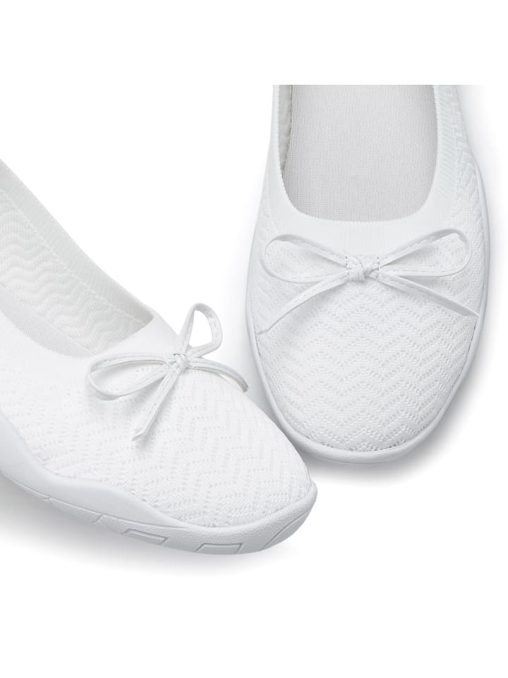 LASCANA Sneaker Ballerinas in weiß günstig kaufen
