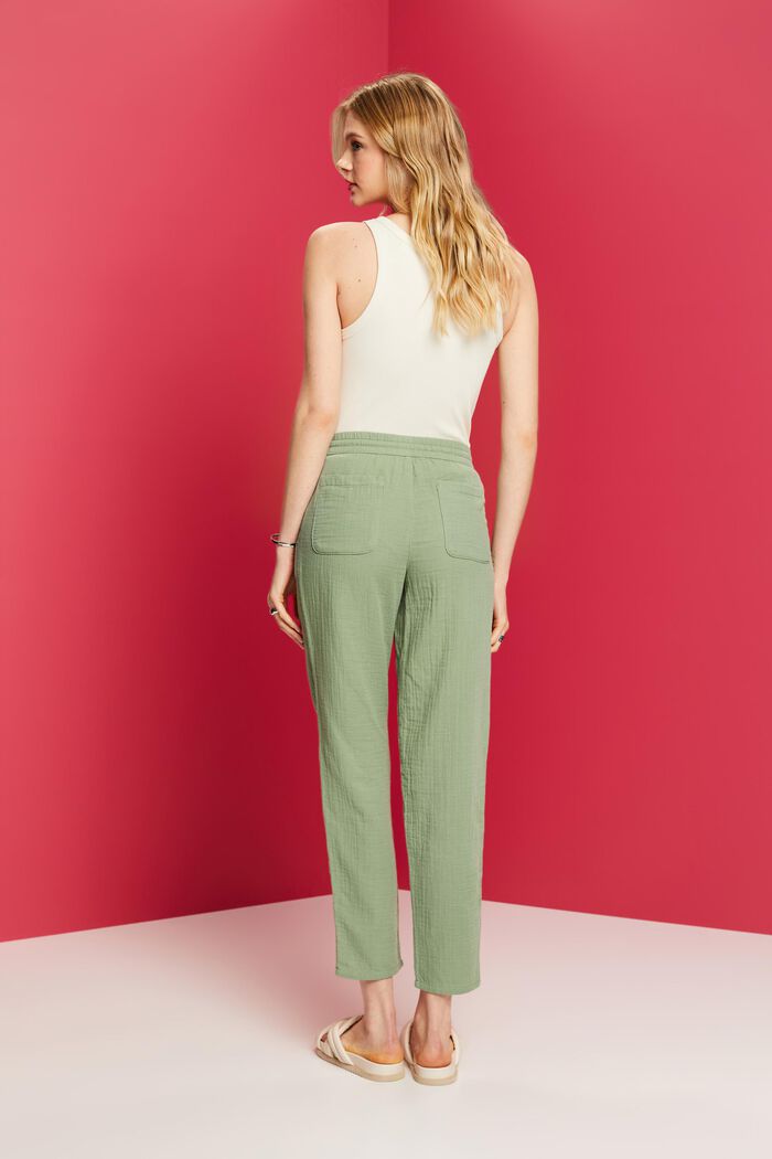Pants woven