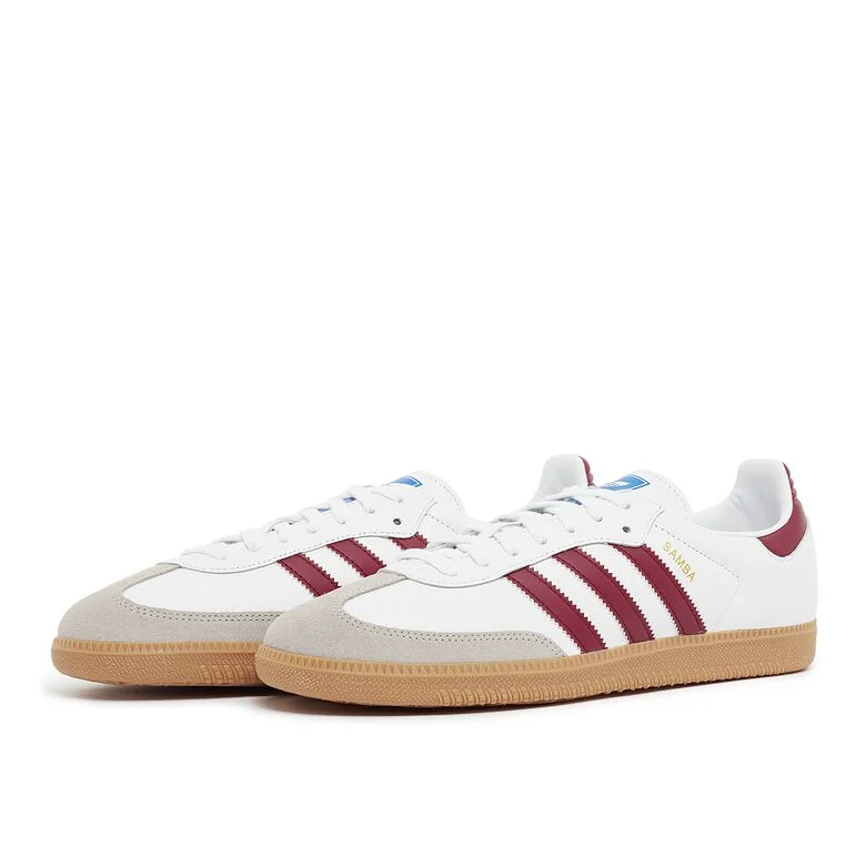 adidas Originals Samba OG white/collegiate burgundy/gum 3