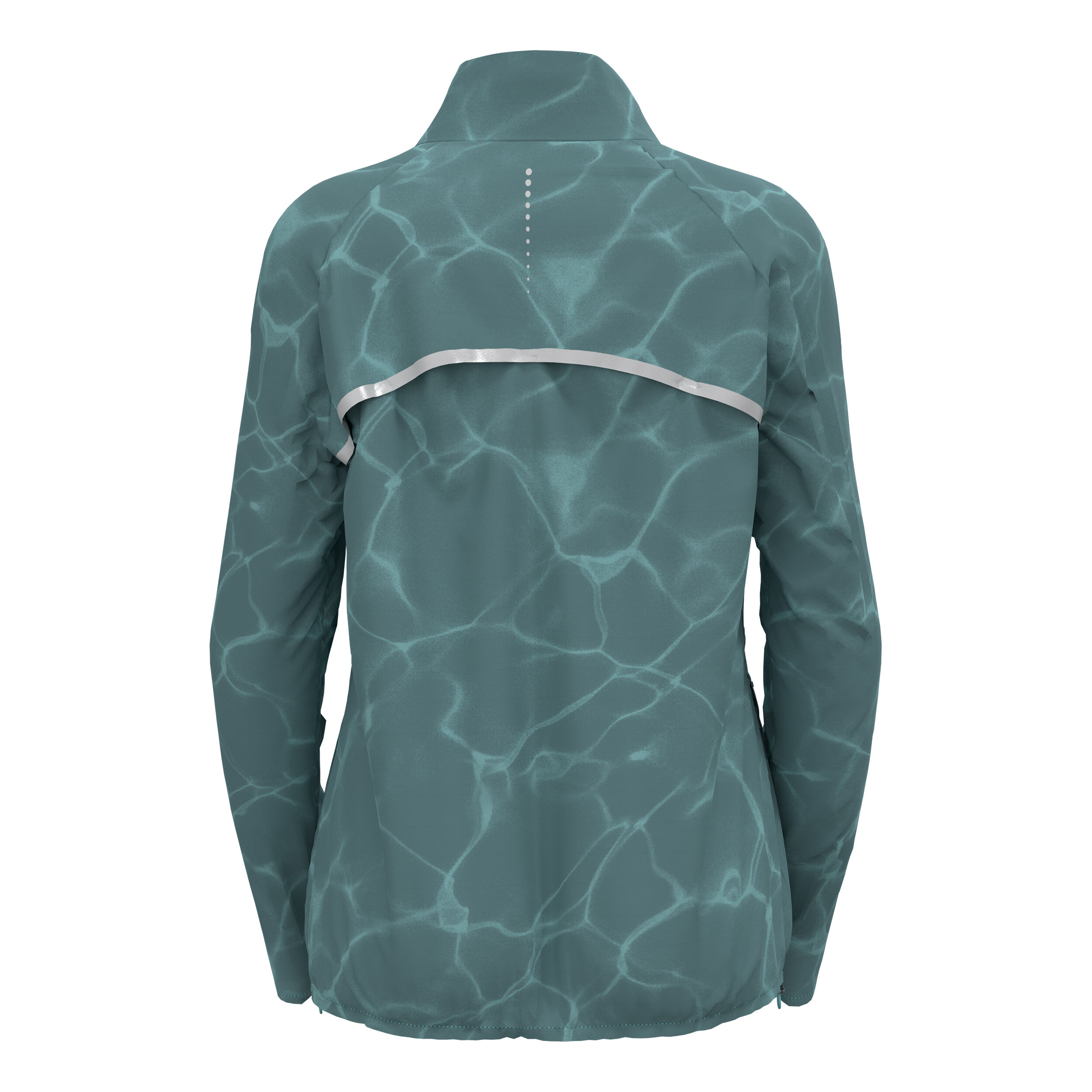 Zeroweight Print Laufjacke Damen - Blaugrau