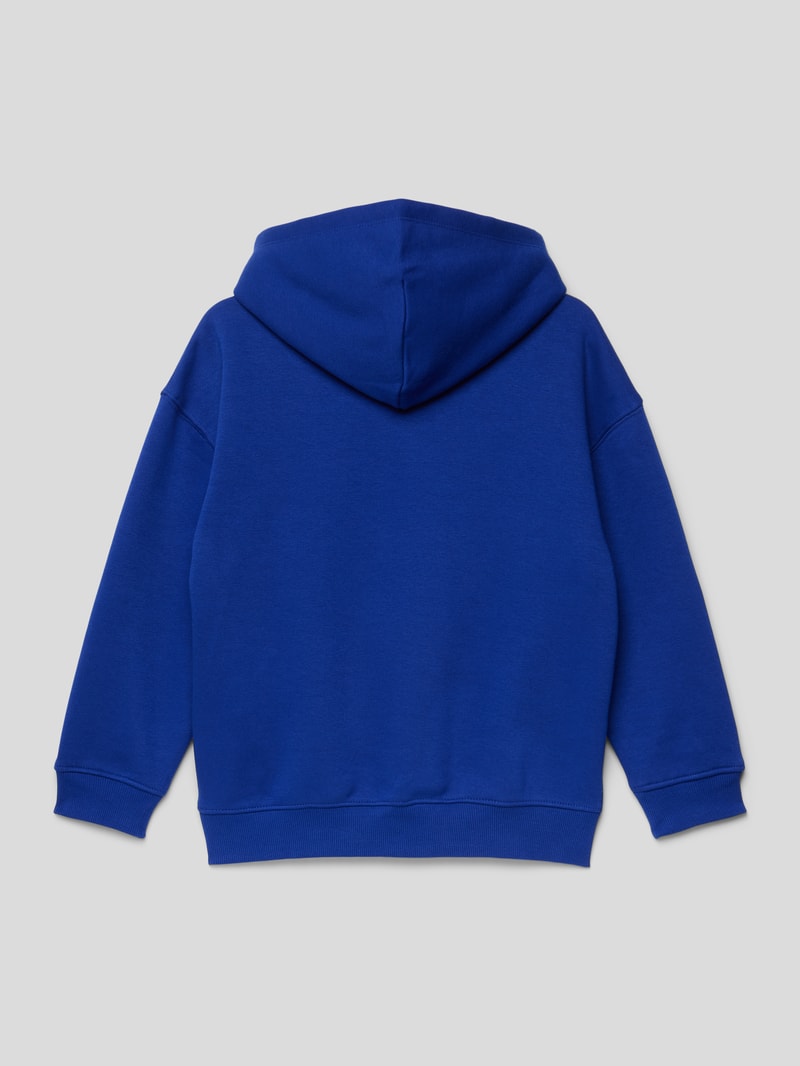 Hoodie mit Label-Print Modell 'VARSITY' in royalblau