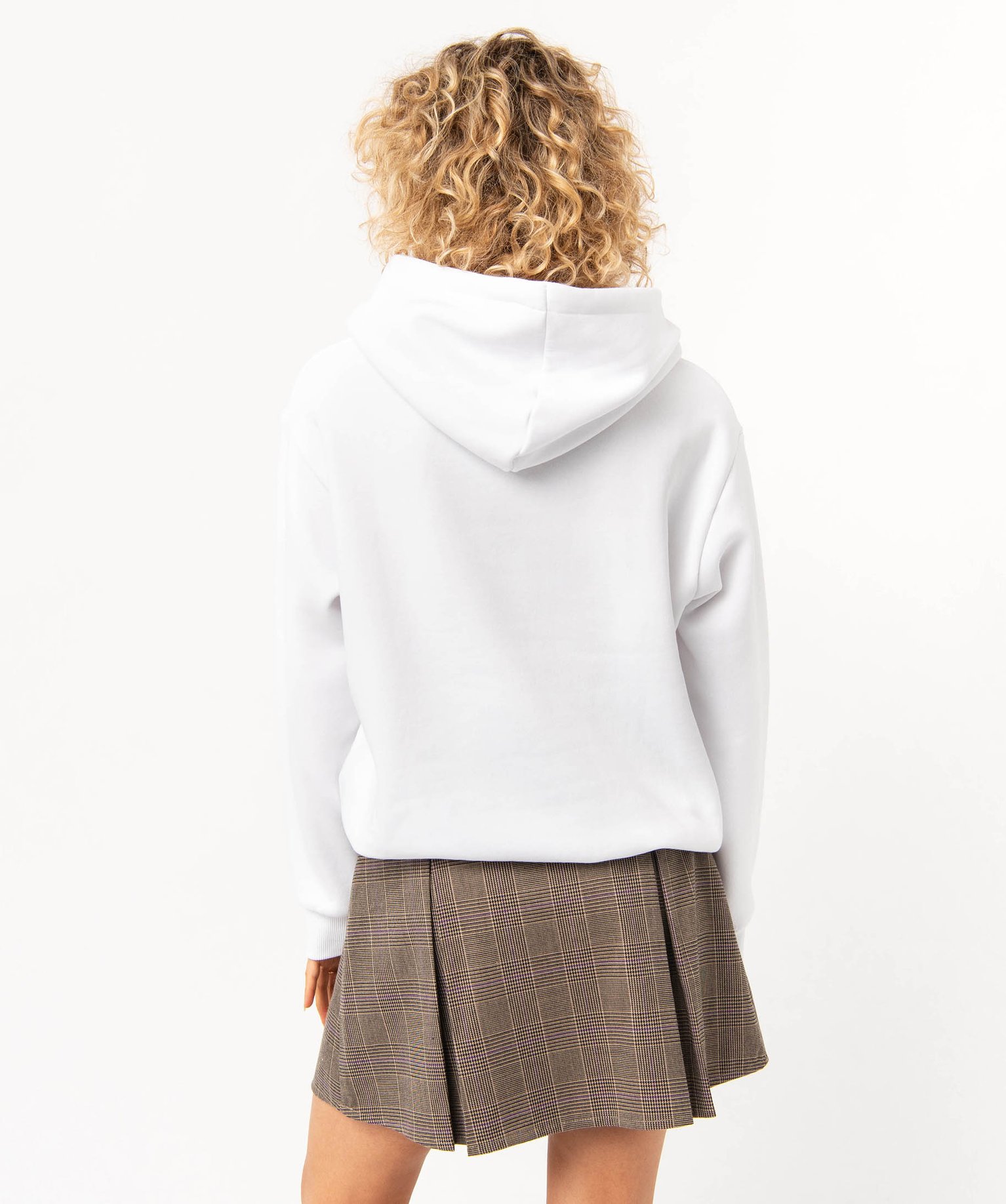 Sweat à capuche coupe oversize femme - Coca Cola blanc | GEMO