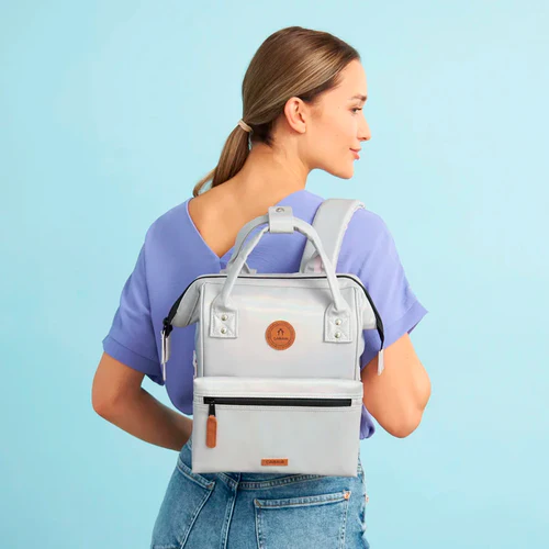 Adventurer Small Backpack Silver Reindeer