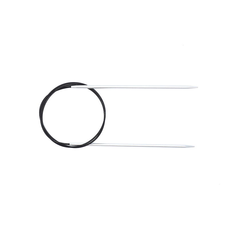 Rundpinne 80 cm 3,5 mm aluminium silver