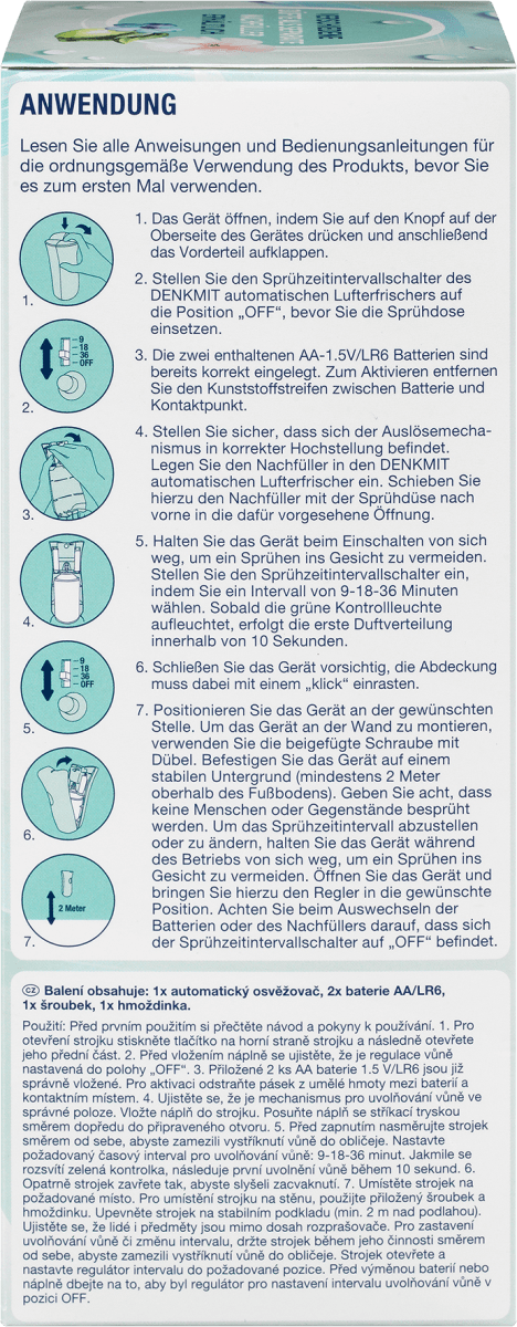 Lufterfrischer Automatisches Spray Einzelgerät, 1 St