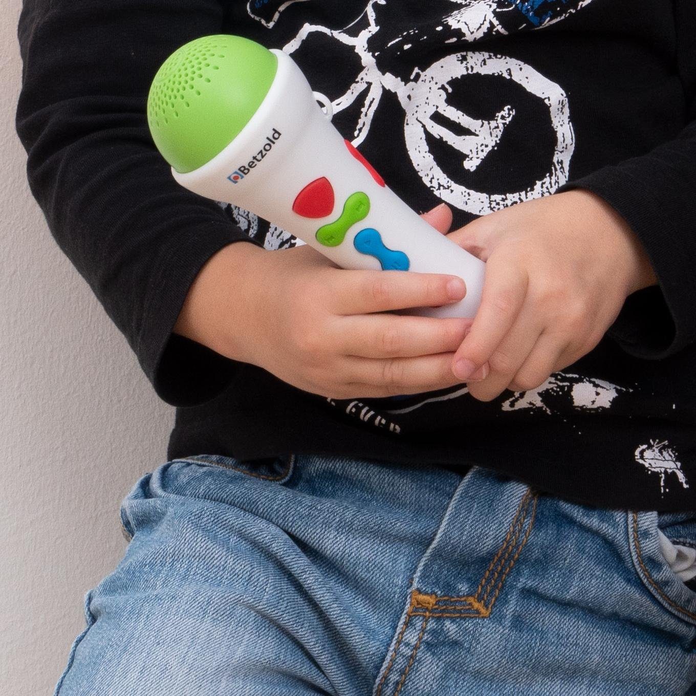 Betzold Mikrofon Kindermikrofon mit Aufnahmefunktion