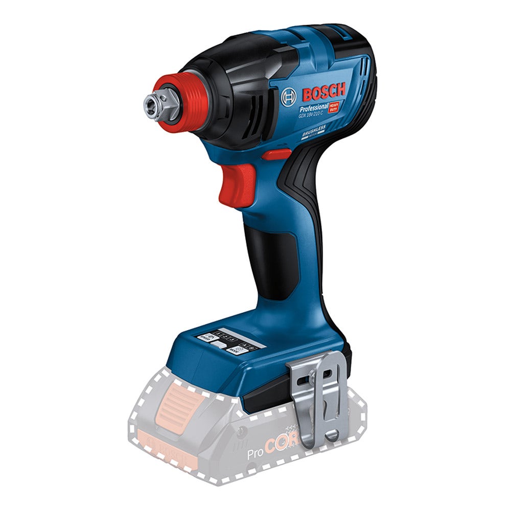 Parafusadeira de impacto BOSCH 18V 1/4 polegada Skin GDX 18V-210 C 0615990N1R